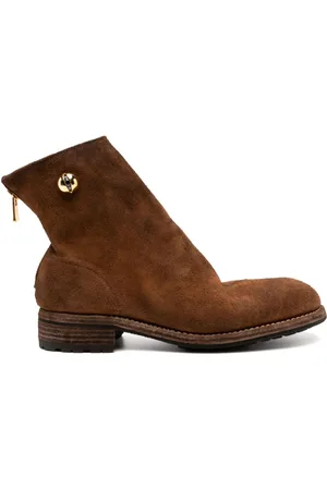 GUIDI Botines con cremallera