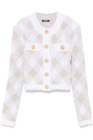 Balmain Chaqueta a cuadros gingham