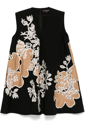 BIYAN Vestido bordado sin mangas