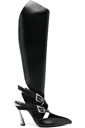 MUGLER Botas con hebilla y tacón de 95 mm