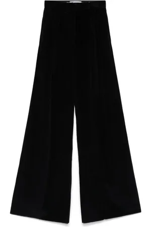 Max Mara Pantalones anchos con cinturón
