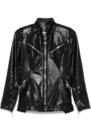 MITILIANE COUTURE Chaqueta con efecto de piel de lagarto