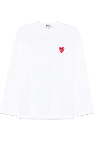 Comme des Garçons Camiseta con parche de corazón
