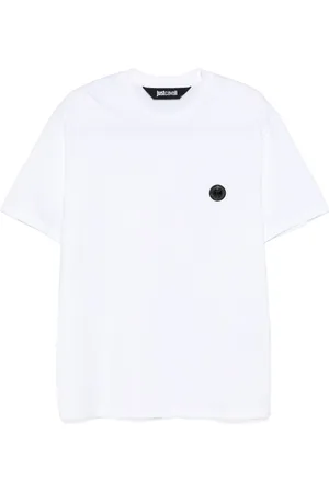 Roberto Cavalli Camiseta con placa del logo