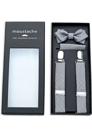 M. Moustache Set de tirantes con lunares
