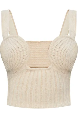 Cult Gaia Top de ganchillo