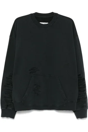 Maison Margiela Sudadera con detalles rasgados