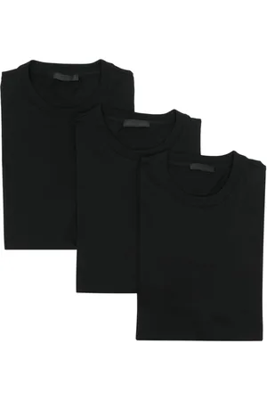 Prada Pack de tres camisetas de manga corta
