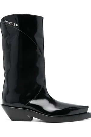 MUGLER Botas Santiag con tacón de 55 mm