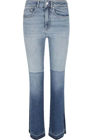 AG Jeans Vaqueros rectos con parche del logo