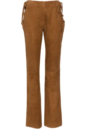 Cynthia Rowley Pantalones con cordones laterales