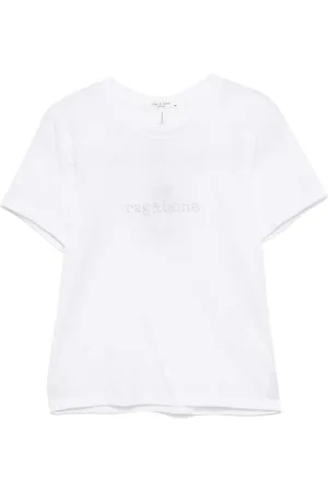 RAG&BONE Camiseta con logo de apliques