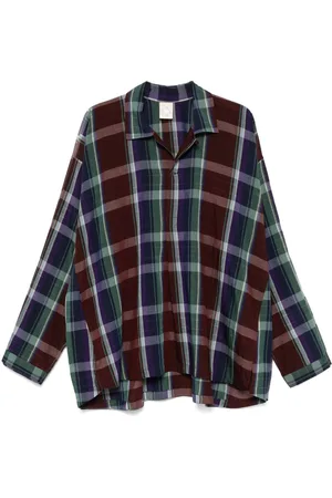 JAN JAN VAN ESSCHE Camisa a cuadros madrás