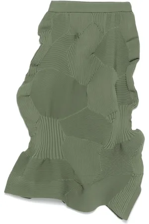 Issey Miyake Falda midi Kone Kone