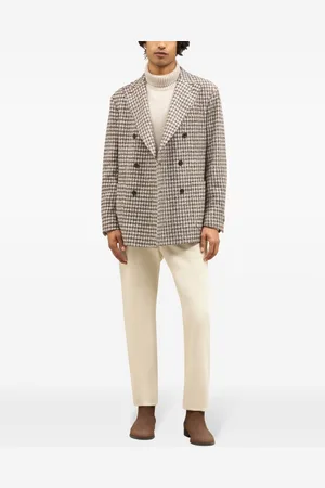 Boglioli Blazer con motivo pied de poule