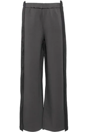 JNBY Pantalones rectos con panel en contraste