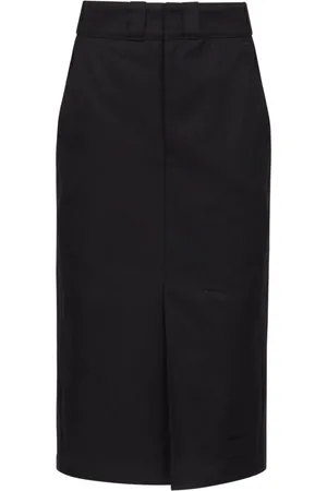 Maison Margiela Falda midi con cintura alta