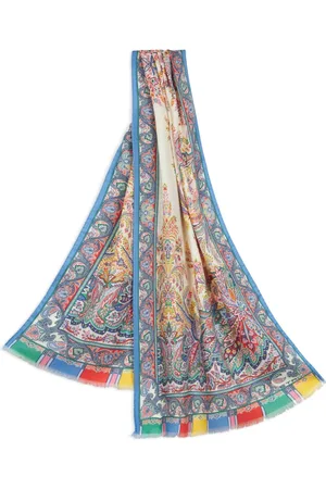 Etro Bufanda con logo en intarsia