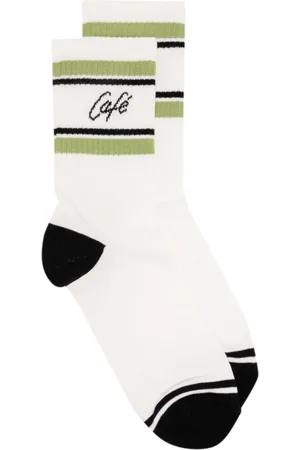 Café Kitsuné Calcetines de canalé con logo