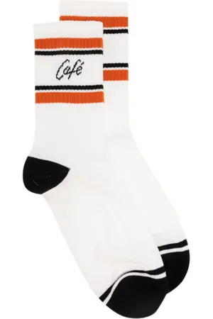 Café Kitsuné Calcetines de canalé con logo