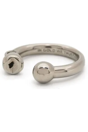 In Gold We Trust Anillo con diseño abierto