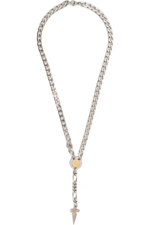 In Gold We Trust Collar de cadena con aplique de cruz