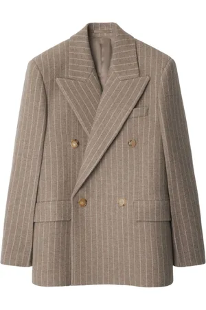 Burberry Blazer a rayas diplomáticas
