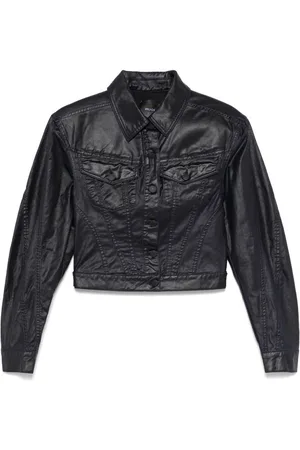 MUGLER Chaqueta vaquera con efecto encerado