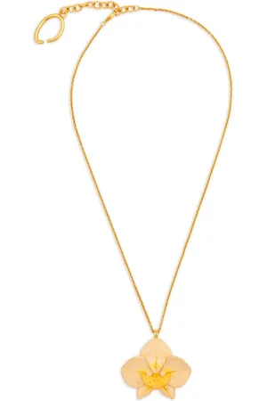 Oscar de la Renta Collar con colgante Orchid