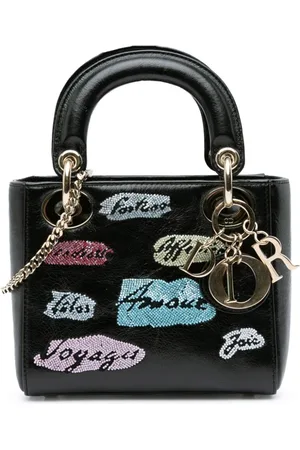 Dior Bolso satchel Lady Dior mini con cuentas 2016