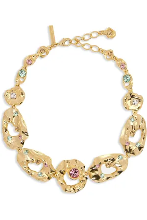 Oscar de la Renta Collar de cadena texturizado