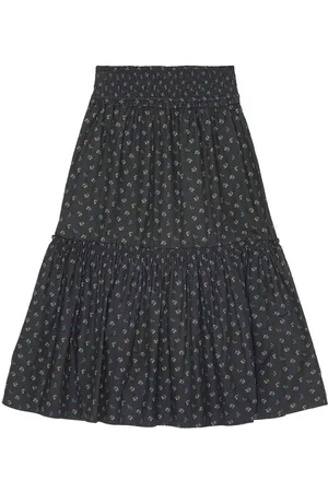 Ganni Falda larga con estampado floral