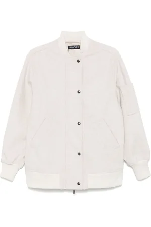 DRHOPE Chaqueta bómber con efecto cepillado