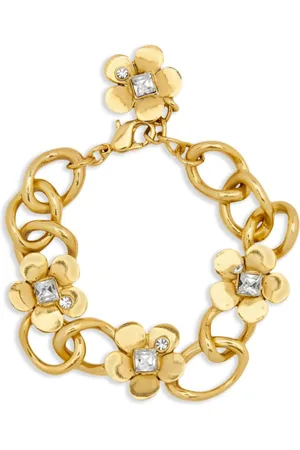 Oscar de la Renta Pulsera O Chain-Link Flower
