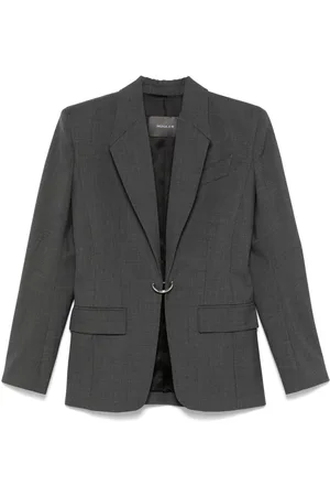 MUGLER Blazer con detalle de anilla