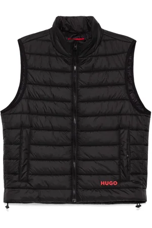HUGO BOSS Chaleco acolchado con logo estampado