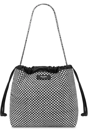 Moschino Bolso de hombro con parche del logo
