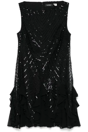 Ralph Lauren Vestido corto con lentejuelas