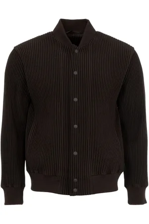 Issey Miyake Chaqueta bómber con cremallera