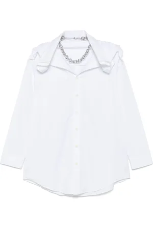 Y / PROJECT Vestido camisero corto con cierre oculto