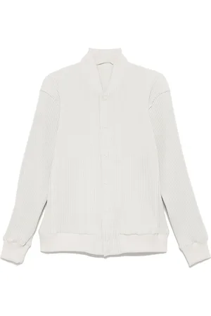 Issey Miyake Chaqueta bómber con pliegues