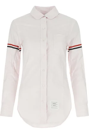 Thom Browne Camisa Oxford a rayas universitarias