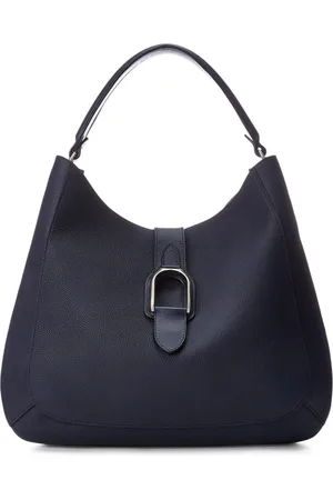 Ralph Lauren Bolso de hombro granulado mediano