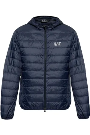 EA7 Plumífero con logo estampado