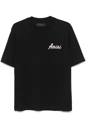 AMIRI Camiseta con logo afelpado