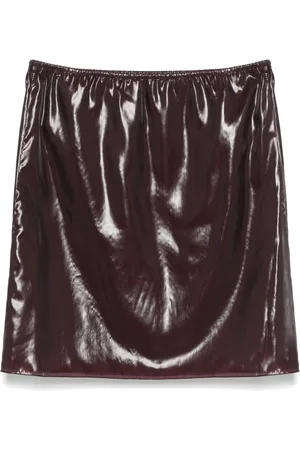 Salvatore Ferragamo Falda corta de organza