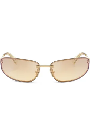 Miu Miu Gafas de sol con montura envolvente
