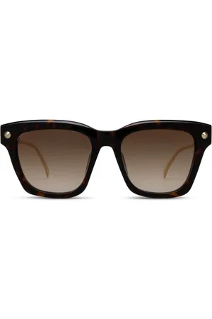 Alexander McQueen Gafas de sol con montura cuadrada