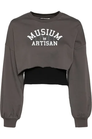 Musium Div. Sudadera con logo estampado