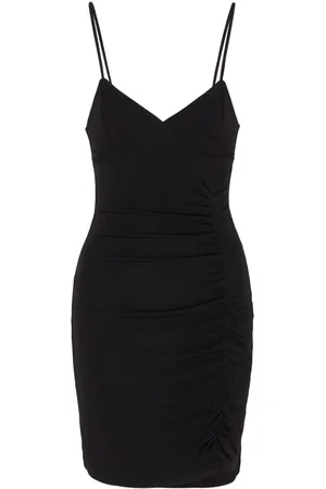 Armani Exchange Vestido corto fruncido